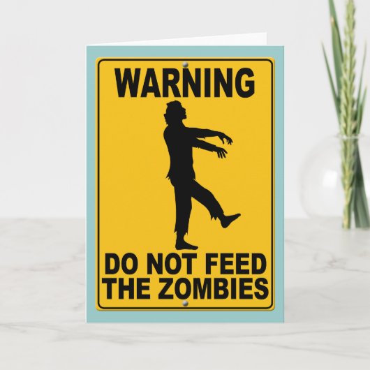 Dien de Zombiës niet Kaart (Voorkant)