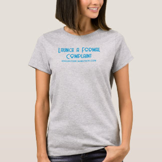 Dien een formele klacht in t-shirt