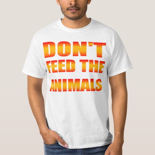 Dien het Shirt van de dieren niet aan (Voorkant)