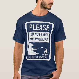 Dien het wild niet aan t-shirt