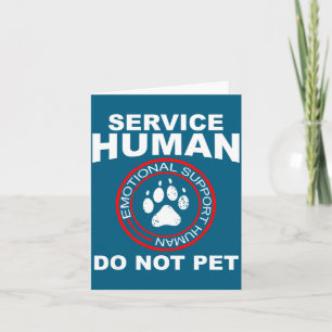 Dienst Mens Hond Eigenaar Emotioneel Kaart