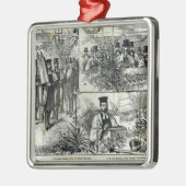 Dienst van de Joodse Synagogue Metalen Ornament (Links)