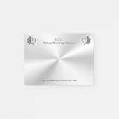 Diensten van begrafenisondernemers, hart en Rozen Post-it® Notes (Voorkant)