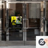 Diensten voor autowerkplaatsen raamsticker (Kantoordeur)