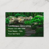 Diensten voor buurtlandschap visitekaartje (Voorkant)