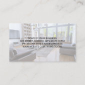 Diensten voor het schoonmaken van het huis | Schon Visitekaartje (Achterkant)