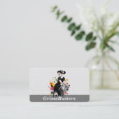 Diensten voor het schoonmaken van het huis visitekaartje (Staand voorkant)