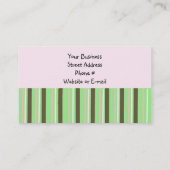 Diensten voor het schoonmaken van het huis visitekaartje (Achterkant)