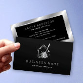 Diensten voor het schoonmaken van huizen Huishouds Visitekaartje