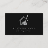 Diensten voor het schoonmaken van huizen Huishouds Visitekaartje (Voorkant)