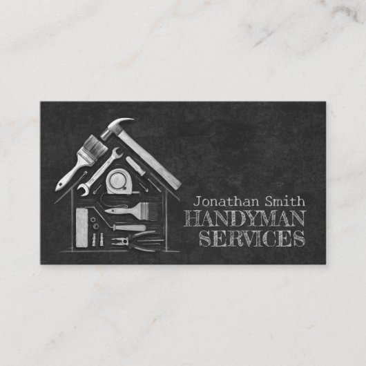 Diensten voor thuisverbetering en reparatie visitekaartje (Voorkant)