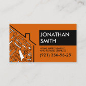 Diensten voor thuisverbetering en reparatie visitekaartje (Voorkant)