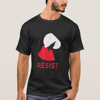 dienstmaagd verzet zich tegen feministisch protest t-shirt