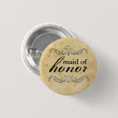  dienstmeisje van Honor Button (Voorkant /achterkant)
