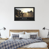 Dienstrecht: Inspirerend prijsopgave 1 Canvas Afdruk (Insitu (Slaapkamer))