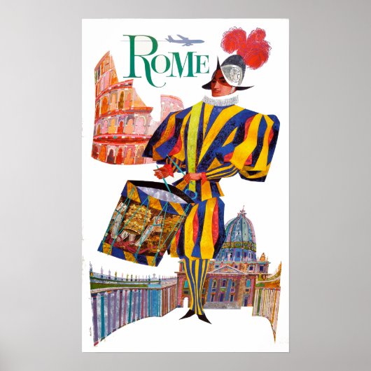 Dienstreis Zwitserse garde Rome Poster (Voorkant)