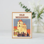  dienstreizen Santa Barbara Briefkaart (Staand voorkant)