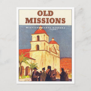  dienstreizen Santa Barbara Briefkaart