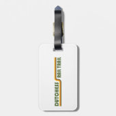 Dienstspoor Bagagelabel (Achterkant verticaal)