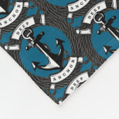 diep anker fleece deken (Hoek)