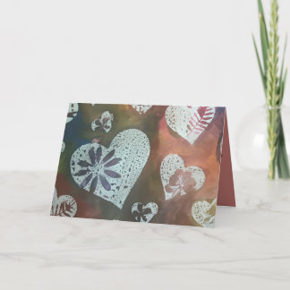 Diep DANK U kaarden Bedankkaart