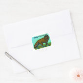 Diep gefrituurde wolf sticker (Envelop)
