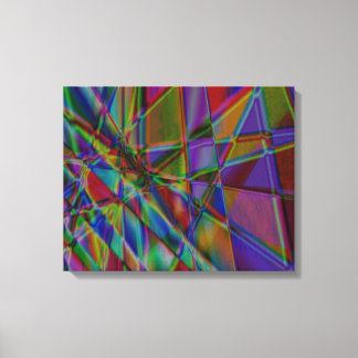Diep gekleurd Abstract kunstcanvas Canvas Afdruk