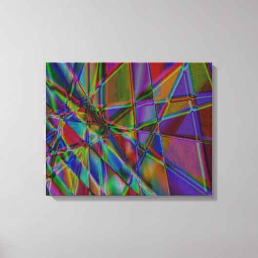 Diep gekleurd Abstract kunstcanvas Canvas Afdruk (Voorkant)