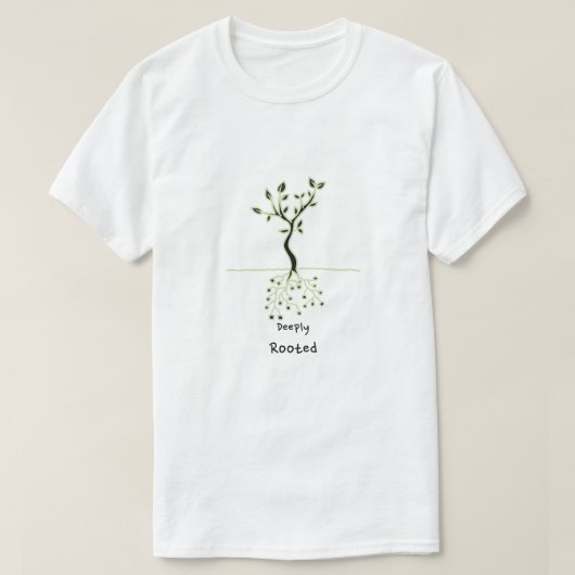 diep geworteld t-shirt (Design voorkant)