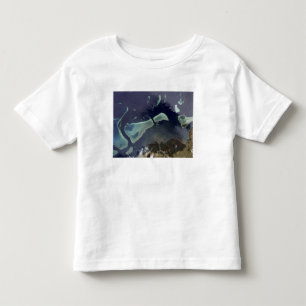 Diep groen bos op het land kinder shirts