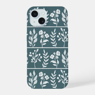 Diep groen botanisch herbarium tuin iPhone 15 hoesje