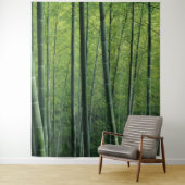 Diep groene bos achtergrond of decor wandkleed (In situ)