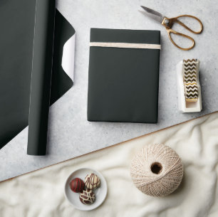 Diep groene effen kleur cadeaupapier
