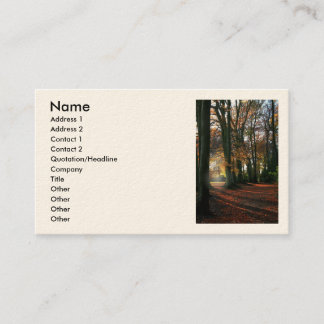 Diep in de hartkaart visitekaartje