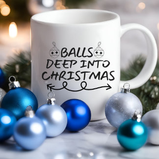 Diep in de Kerst Kerstmuts Grappig | Sarcastische Mok