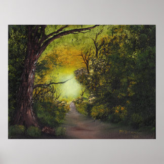 Diep in het bos poster