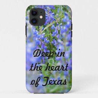 'Diep in het hart van Texas' bluebonnet-telefoonca iPhone 11 Hoesje