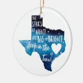 Diep in het hart van TX Harvey Ornament (Links)