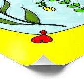 Diep in hun Roots Square Poster Perfect Poster (Hoek)