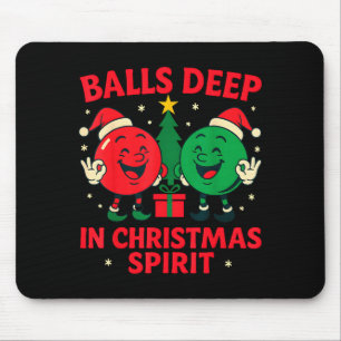 Diep In Kerstmis Srit Grappige Volwassene Kerstmis Muismat