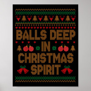 Diep In Kerstmis Srit Koppels Bijpassende Verschri Poster