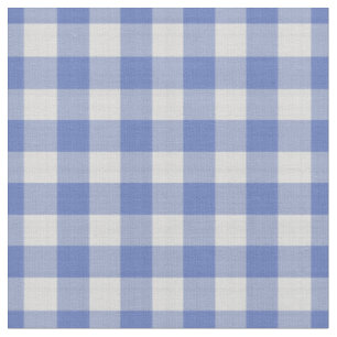 Diep Indigo Blauw Geruit Patroon Stof