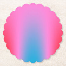 Diep Magenta Roze naar Rood & Blauw Auric Ombre