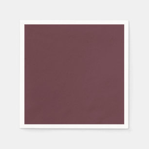 Diep Maroon Effen Kleur Servet