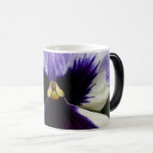 diep paars op witte paniek magische mok (Voorkant rechts)