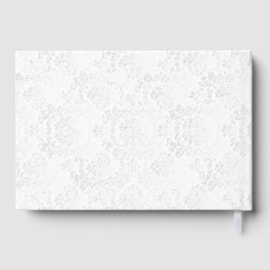 Diep Rode Roos Bloemige Trouw - Gastboek Gastenboek (Achterkant)