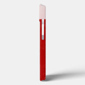  diep rood, kalm houden en doorgaan Case-Mate iPhone case (Achterkant / Links)