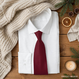 Diep rood met herfststemming das