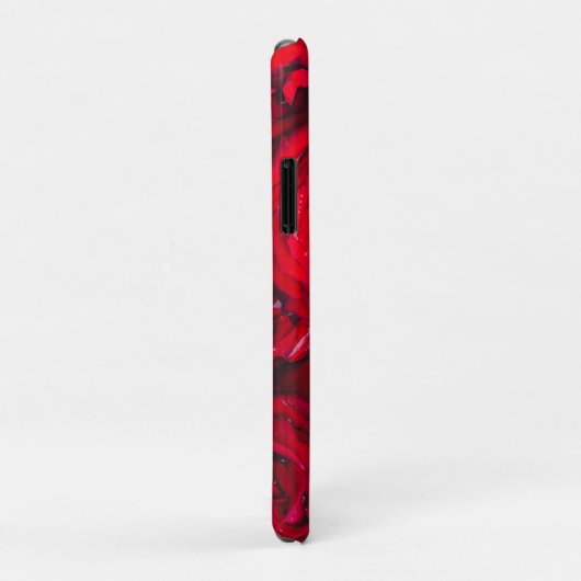 Diep rood rozen patroon Case-Mate iPhone case (Achterkant/rechts)