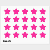Diep Roze Blanco Ster Sticker (Vel)